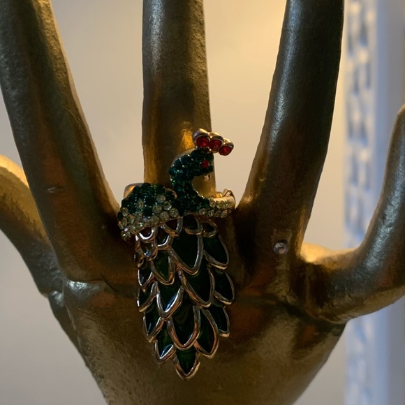 GORGEOUS PEACOCK RING! - Picture 7 of 7